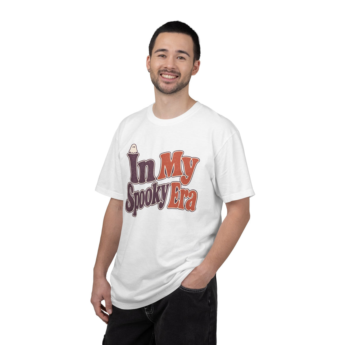 In My Spooky Era T-Shirt - White - On Model Male