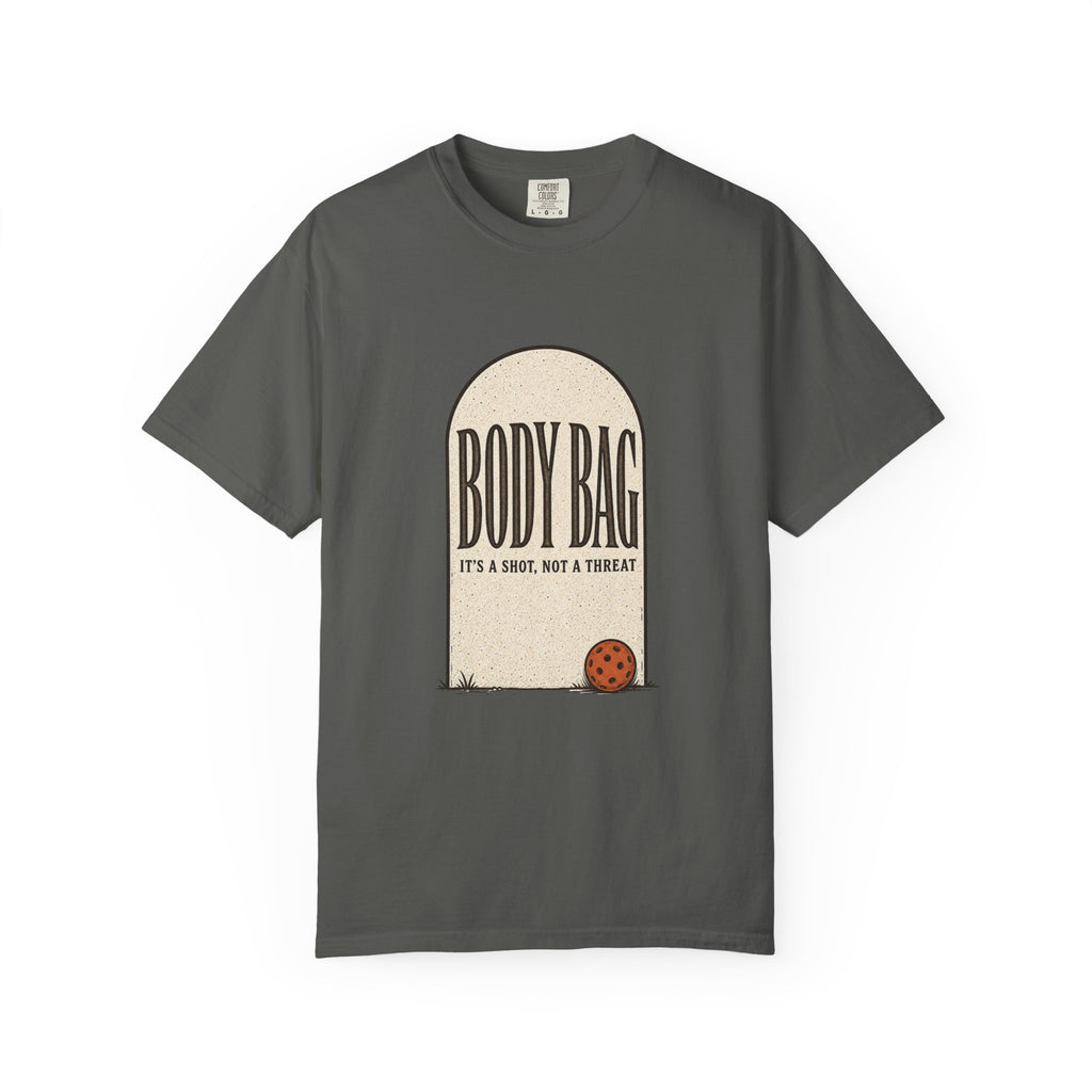 BODY BAG It's a Shot, Not a Threat T-Shirt