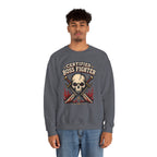 Certified Boss Fighter Sweatshirt - Charcoal - On Model Male