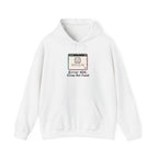 Error 404 Sleep Not Found Hoodie - White - Flat Lay