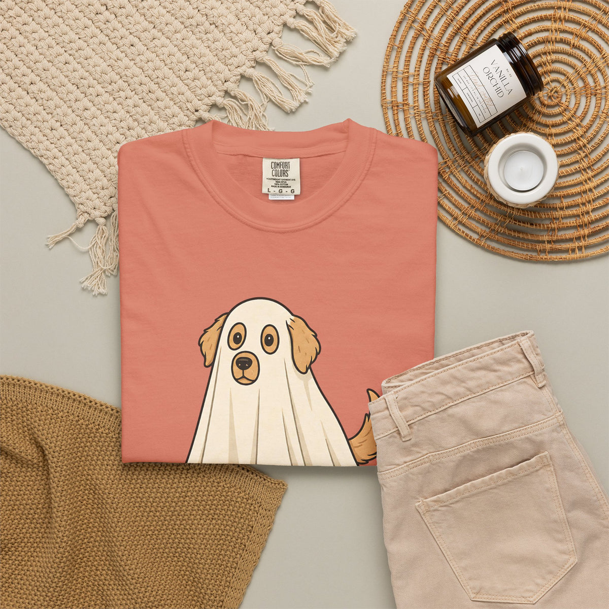 Costume Approved By Nobody T-shirt - Terracotta - Flat Lay