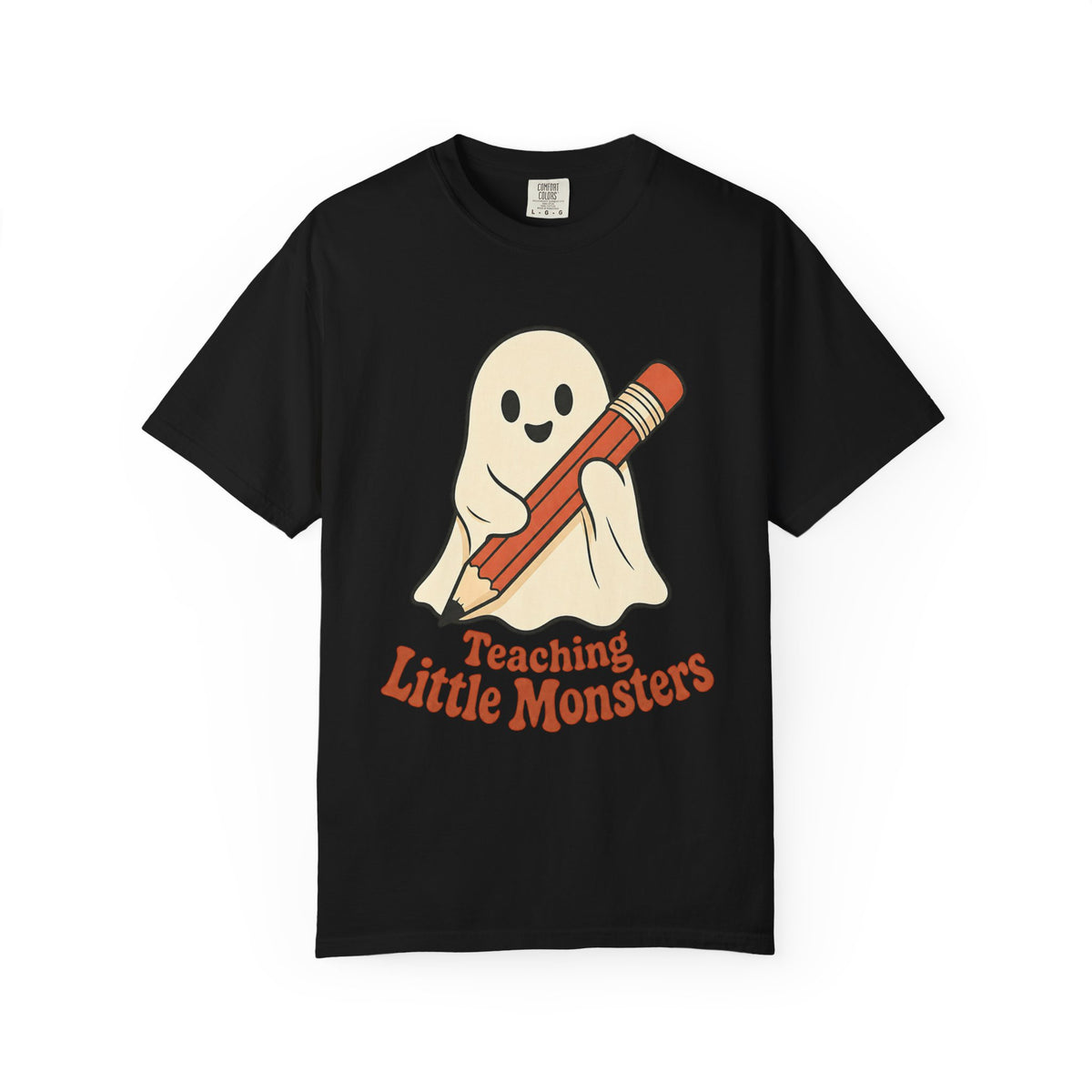 Teaching Little Monsters T-shirt - Black - On Model Side