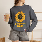 Sunflower Mind Sweatshirt - Charcoal - On Model Female
