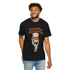 First Coffee Then Haunting T-Shirt - Black - On Model Front