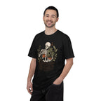 Growing Through It T-shirt - Black - On Model Male