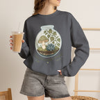 Grow Where You're Planted Sweatshirt - Charcoal - On Model Female