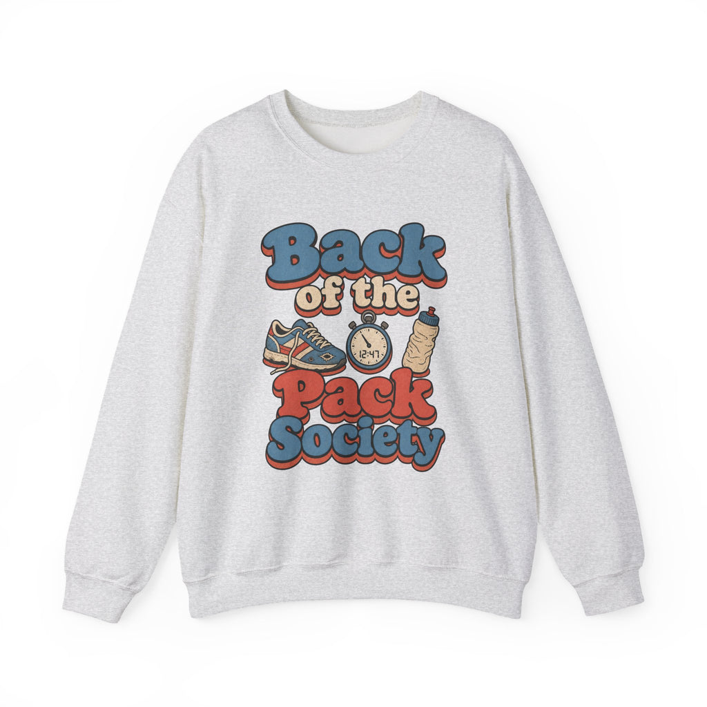 Back of the Pack Society Sweatshirt - Ash - flat lay1