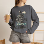 Weekend Forecast 100% Gaming Sweatshirt - Charcoal - On Model Female