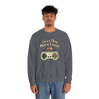 Just One More Level Sweatshirt - Charcoal - On Model Male