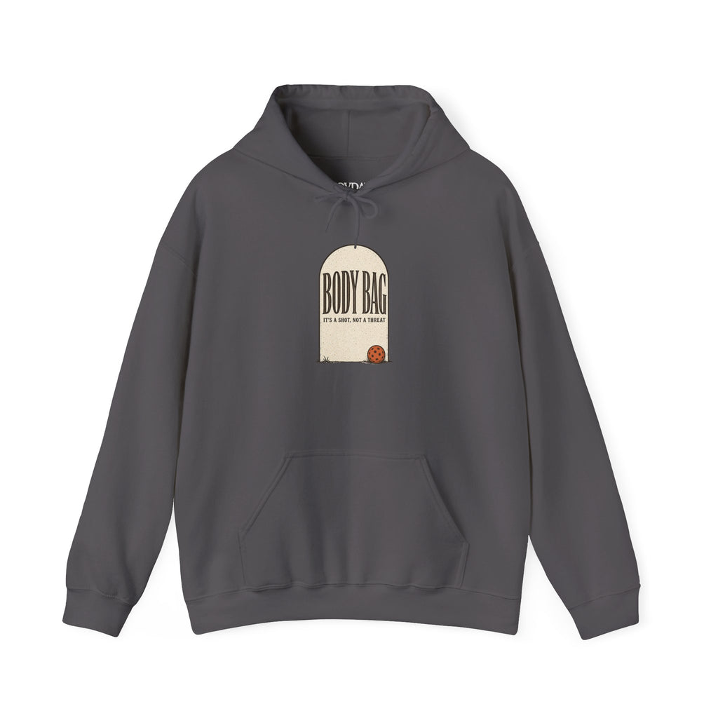 BODY BAG It's a Shot, Not a Threat Hoodie