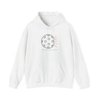 Danger's Gonna Bang Hoodie - White - Flat Lay