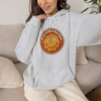 Be Gentle With Your Mind Hoodie - Ash - on model female