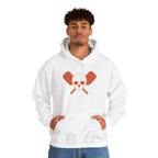 Skull & Oars Hoodie - White - On Model Male
