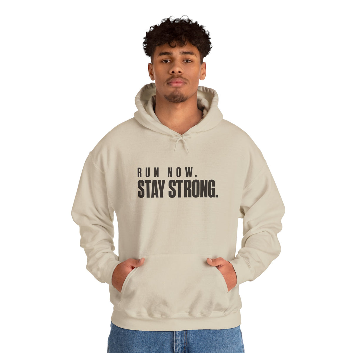 Run Now. Stay Strong. Hoodie