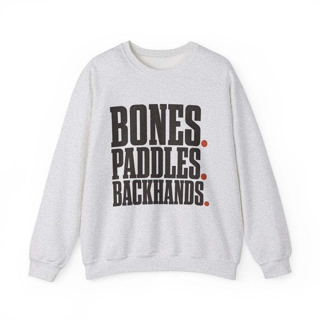 Bones Paddles Backhands Sweatshirt - Ash - Front