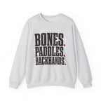 Bones Paddles Backhands Sweatshirt - Ash - Front