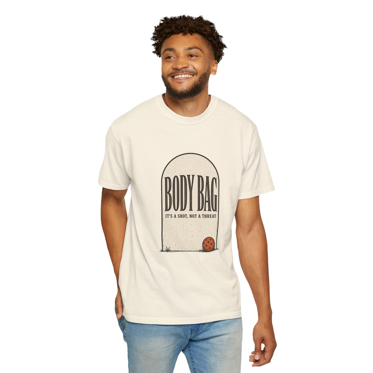 BODY BAG It's a Shot, Not a Threat T-Shirt