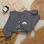 Weekend Forecast 100% Gaming Sweatshirt - Charcoal - Flat Lay