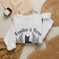 Familiar & Ferns Sweatshirt - Ash - Flat Lay