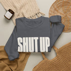 Shut Up and Dink Sweatshirt - Charcoal - Flat Lay