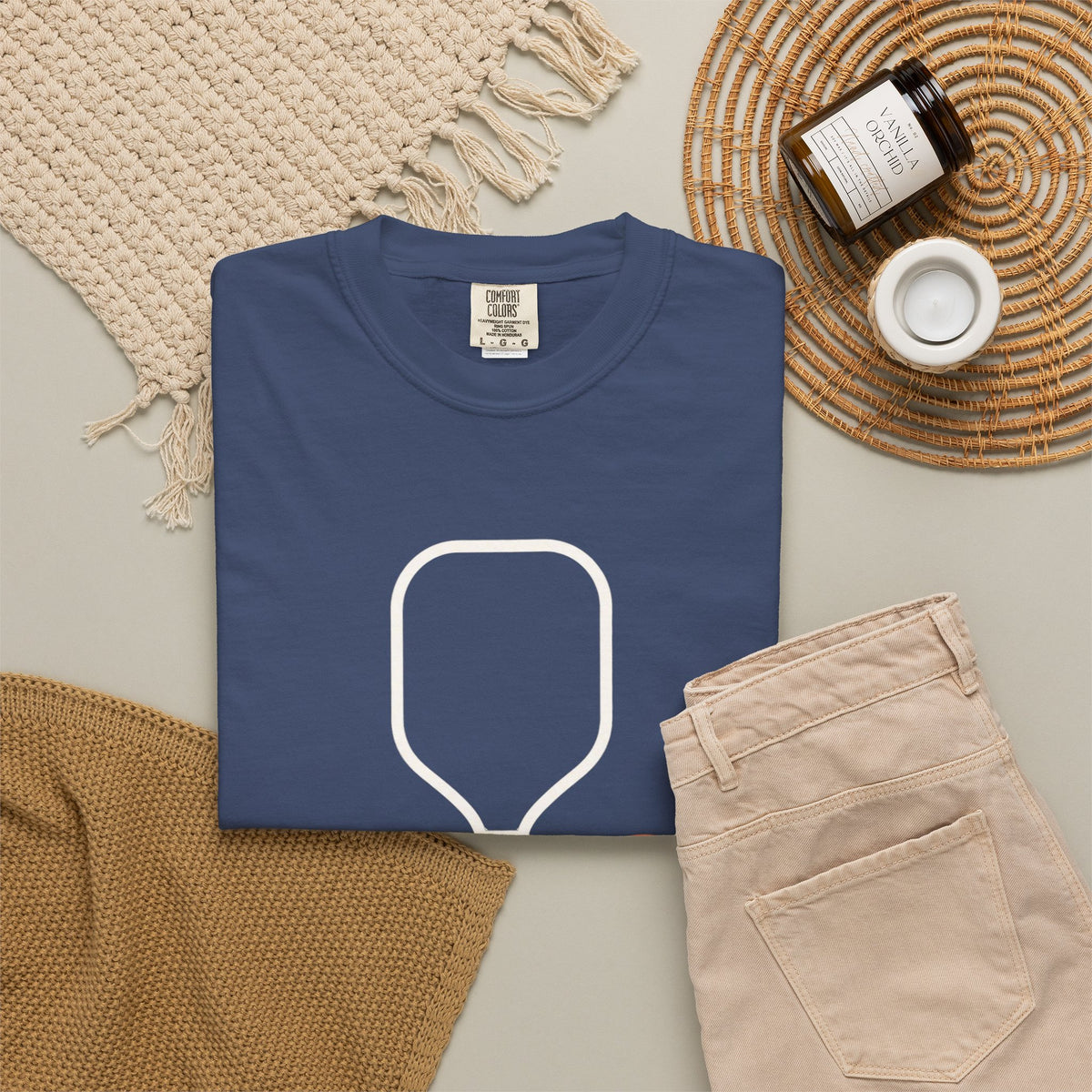 I Came to Play. Not to Socialize. T-Shirt - China Blue - Flat Lay