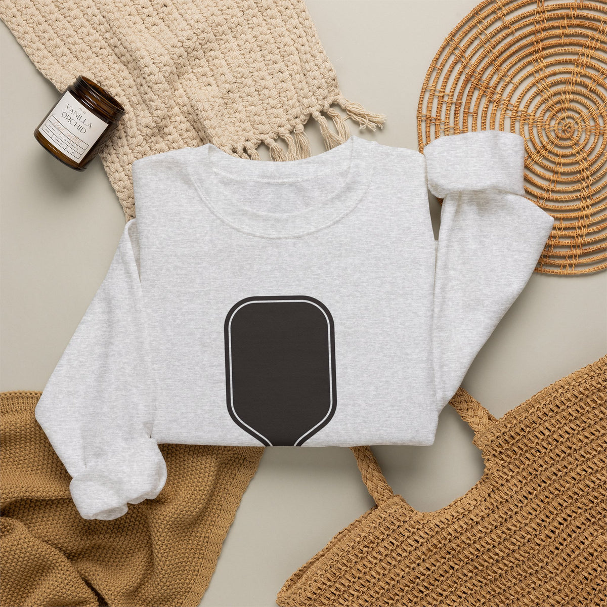 I Came to Play. Not to Socialize. Sweatshirt - Ash - Flat Lay