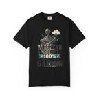 Weekend Forecast 100% Gaming T-shirt - Black - On Model Side
