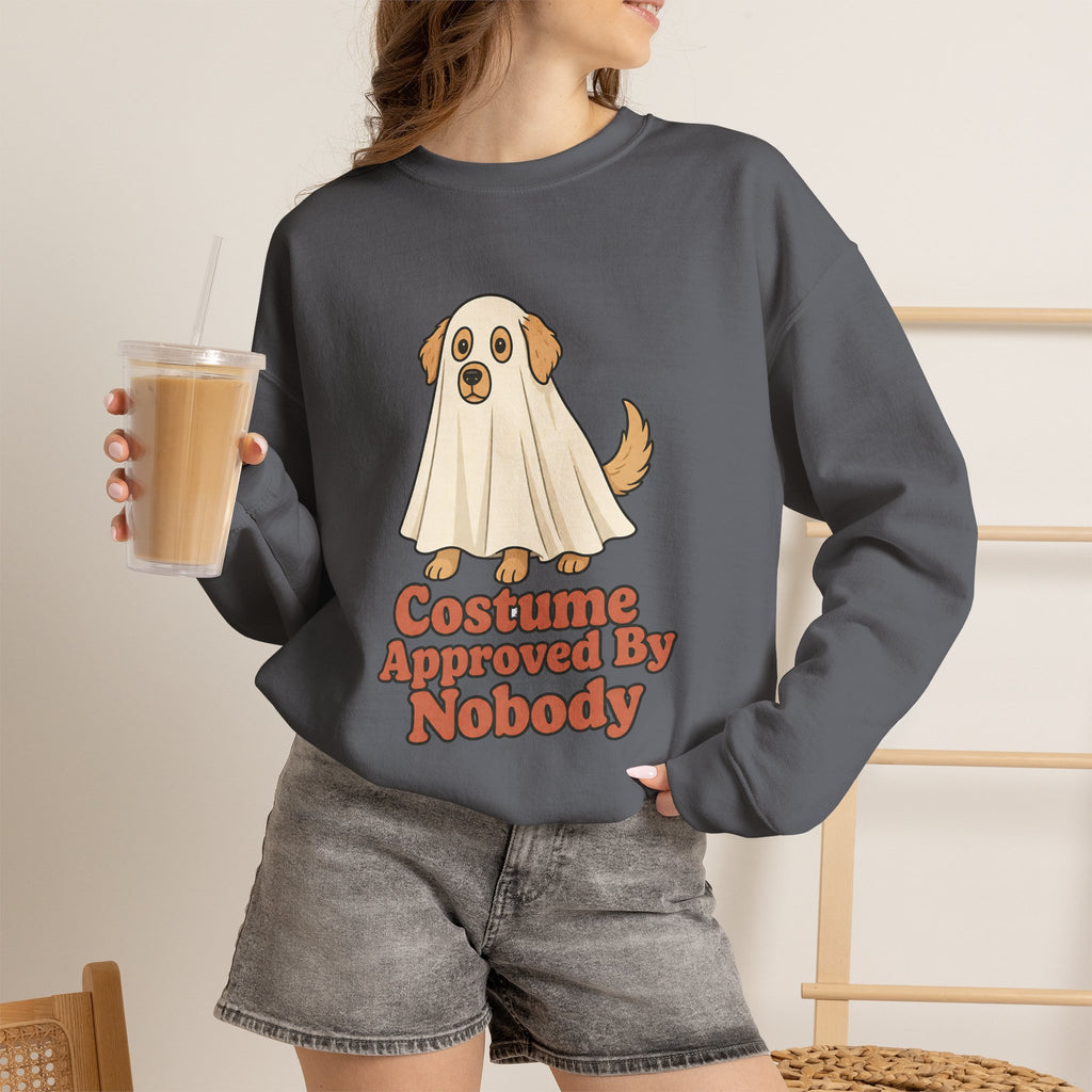 Costume Approved By Nobody Sweatshirt - Charcoal - On Model Female