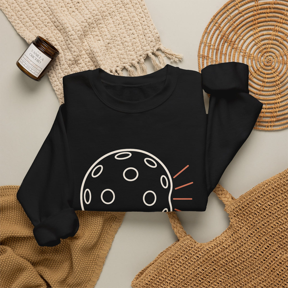Danger's Gonna Bang Sweatshirt - Black - Flat Lay