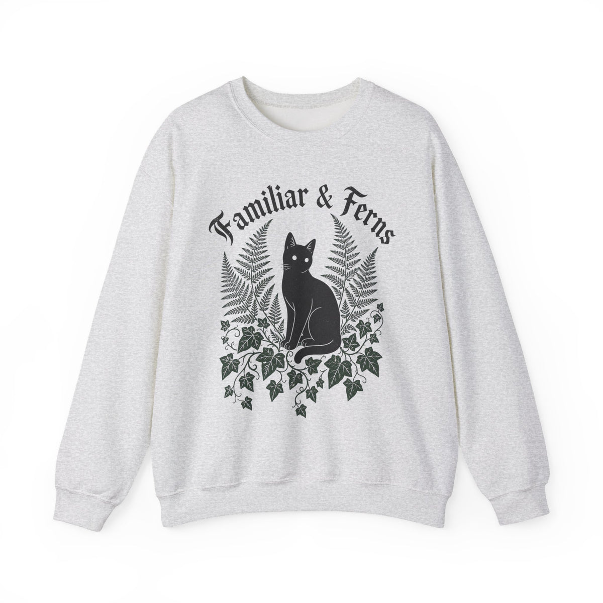 Familiar & Ferns Sweatshirt - Ash - Front