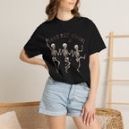 Dead But Social T-Shirt - Black - On Model Female