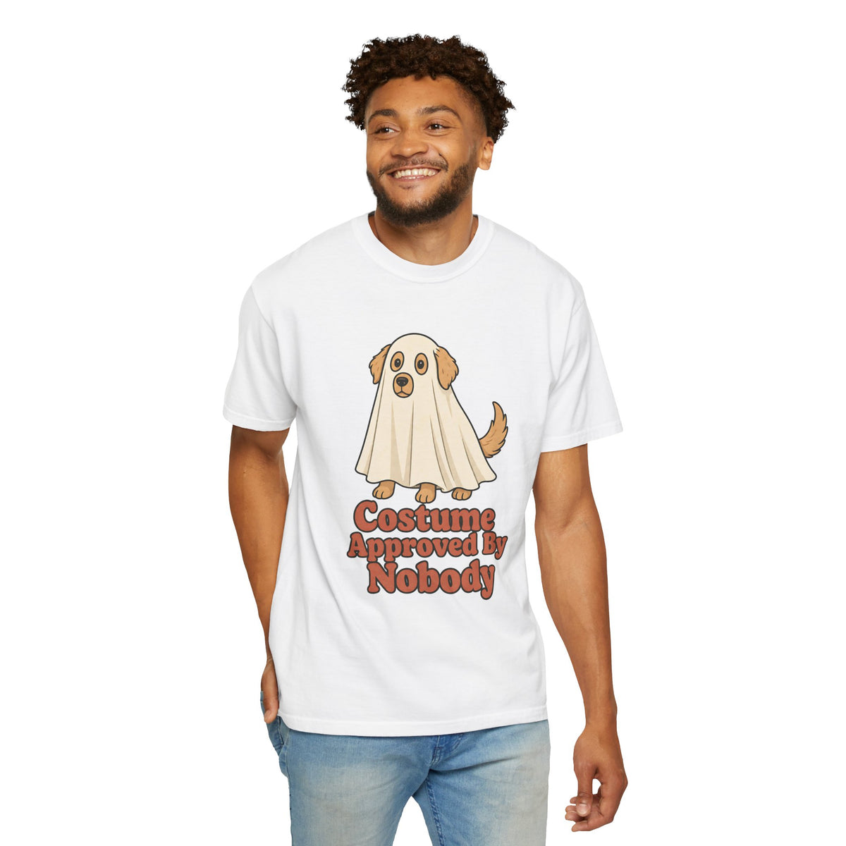 Costume Approved By Nobody T-shirt - White - On Model Front