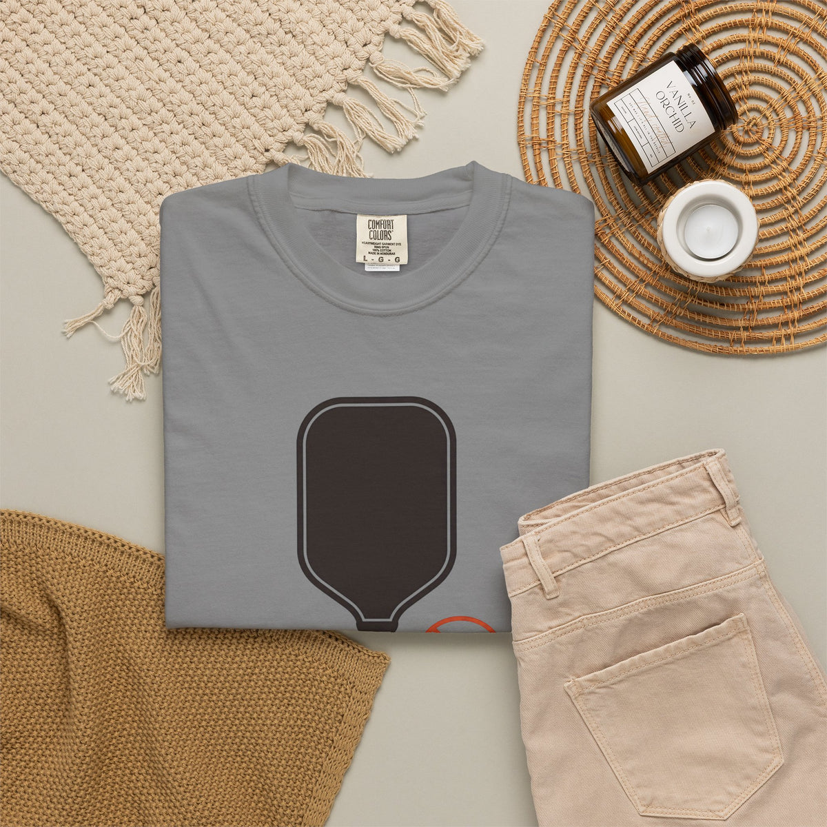 I Came to Play. Not to Socialize. T-Shirt - Grey - Flat Lay