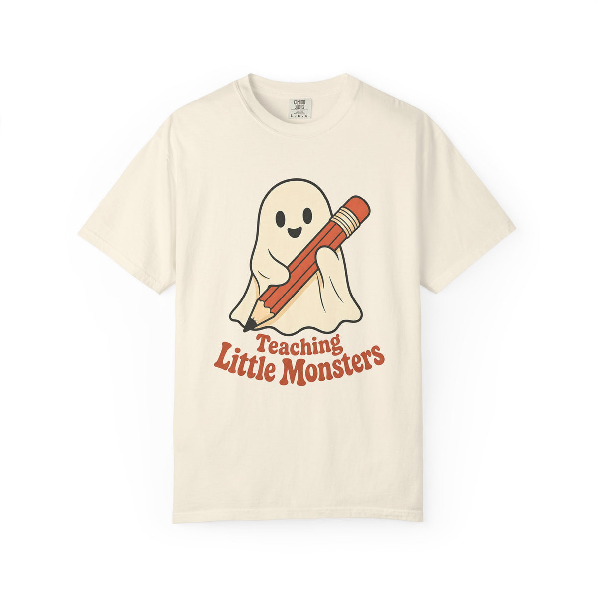 Teaching Little Monsters T-shirt - Ivory - Front
