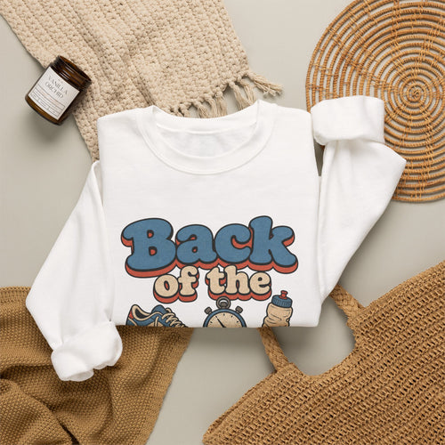 Back of the Pack Society Sweatshirt - White - flat lay