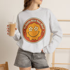 Be Gentle With Your Mind Sweatshirt - Ash - on model female