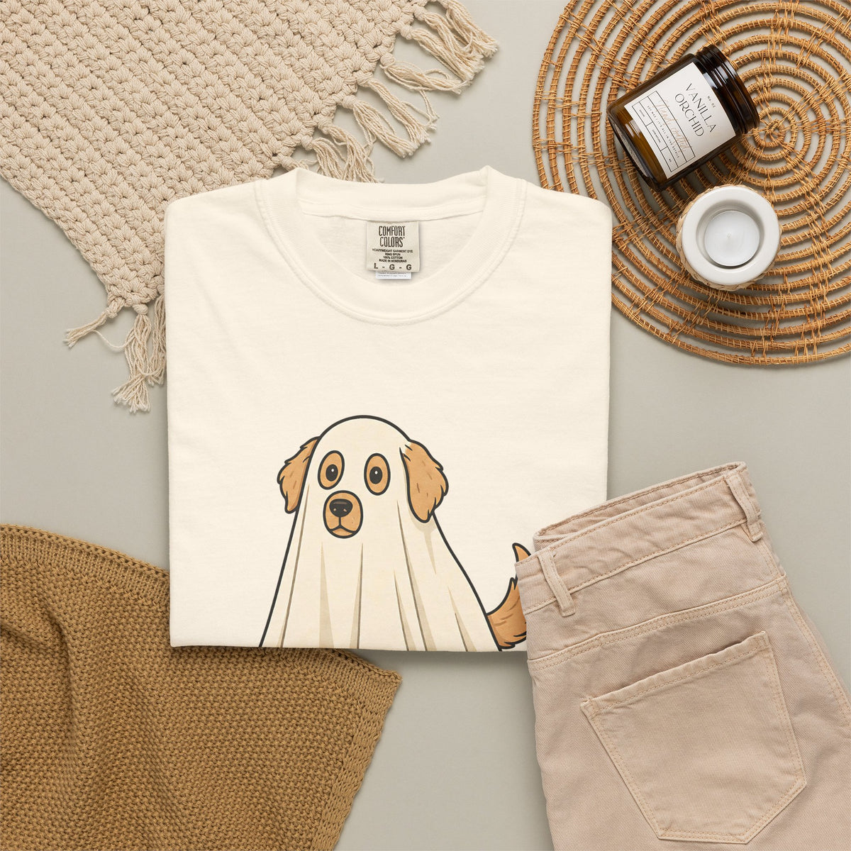Costume Approved By Nobody T-shirt - Ivory - Flat Lay