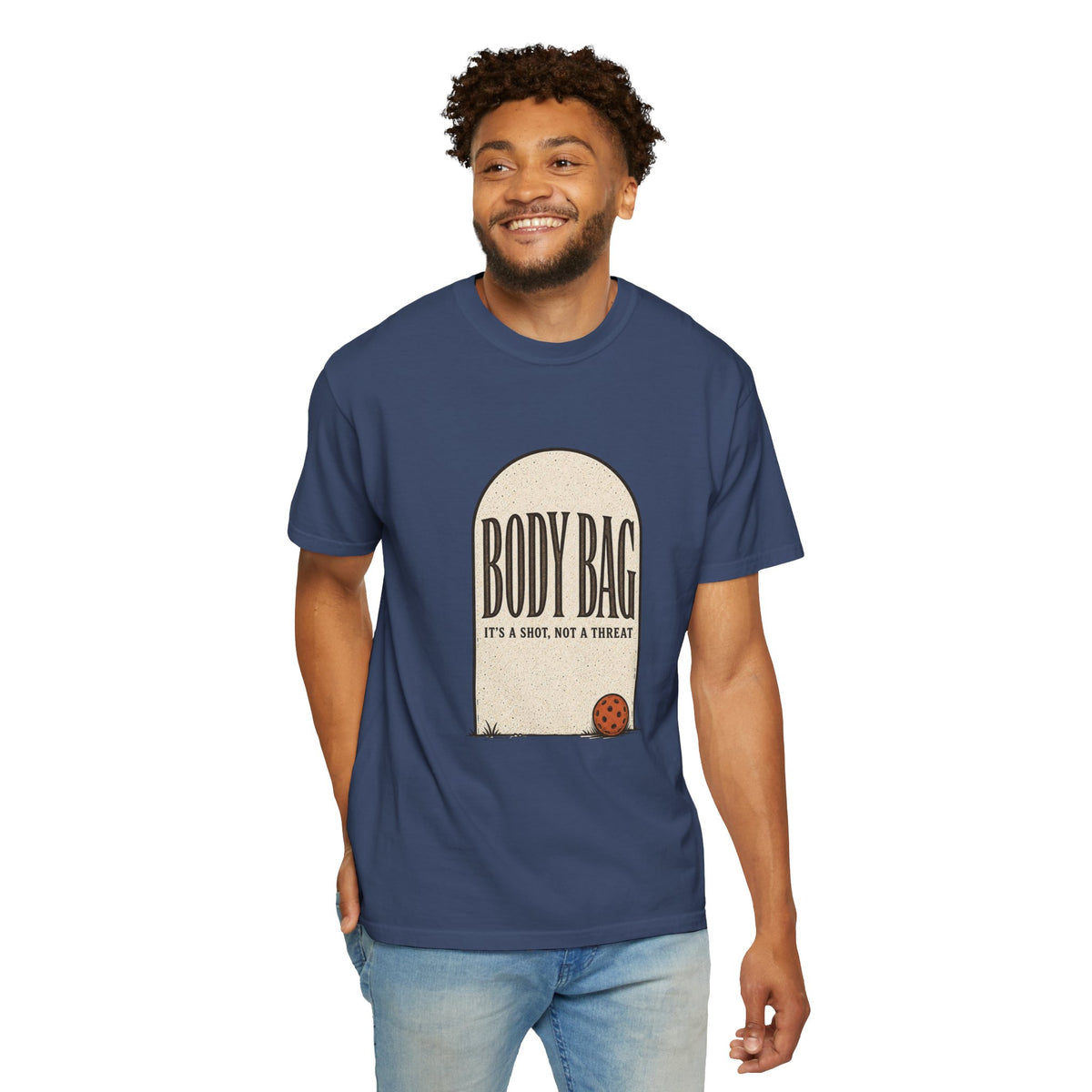 BODY BAG It's a Shot, Not a Threat T-Shirt