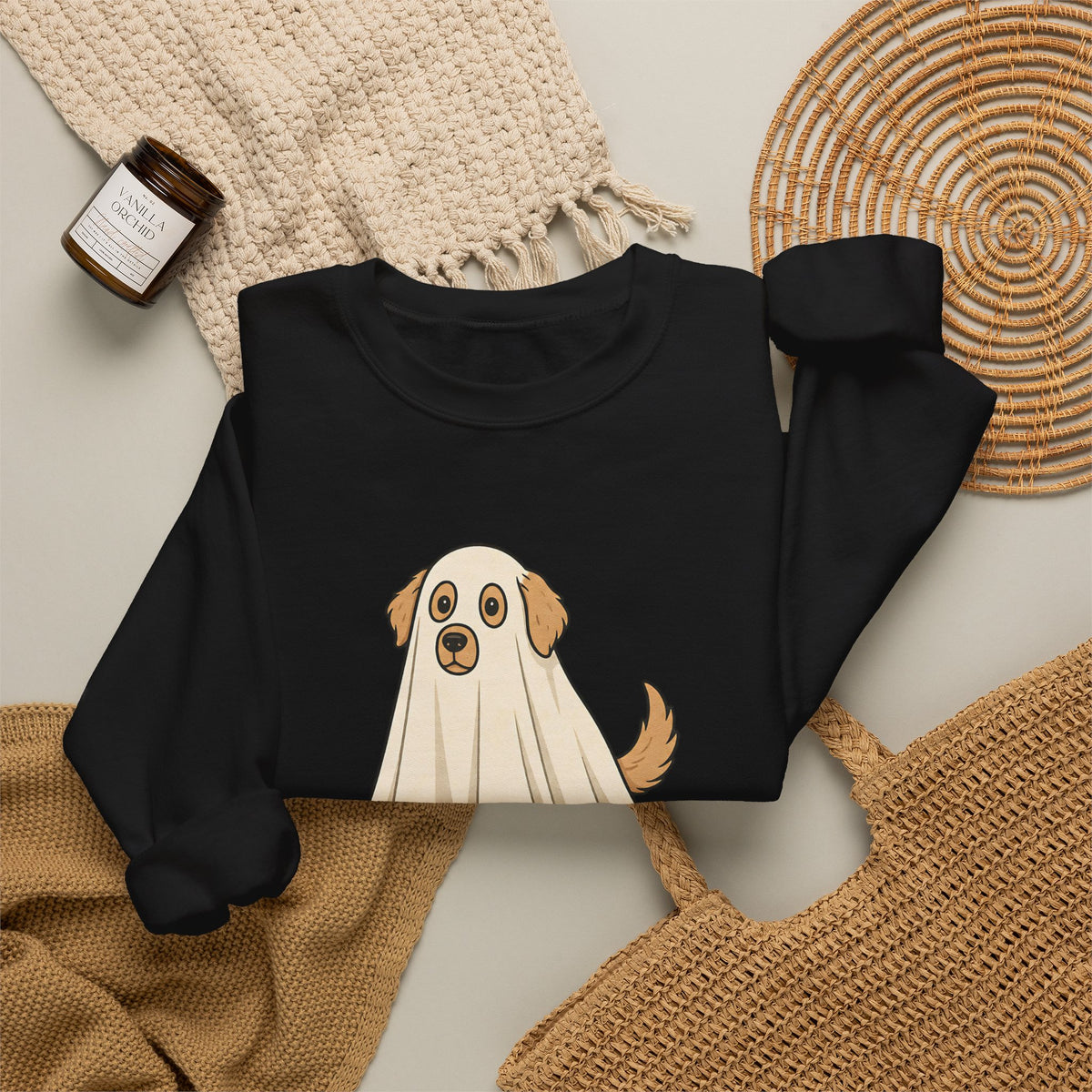 Costume Approved By Nobody Sweatshirt - Black - Flat Lay