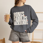 Bones Paddles Backhands Sweatshirt - Charcoal - On Model Female