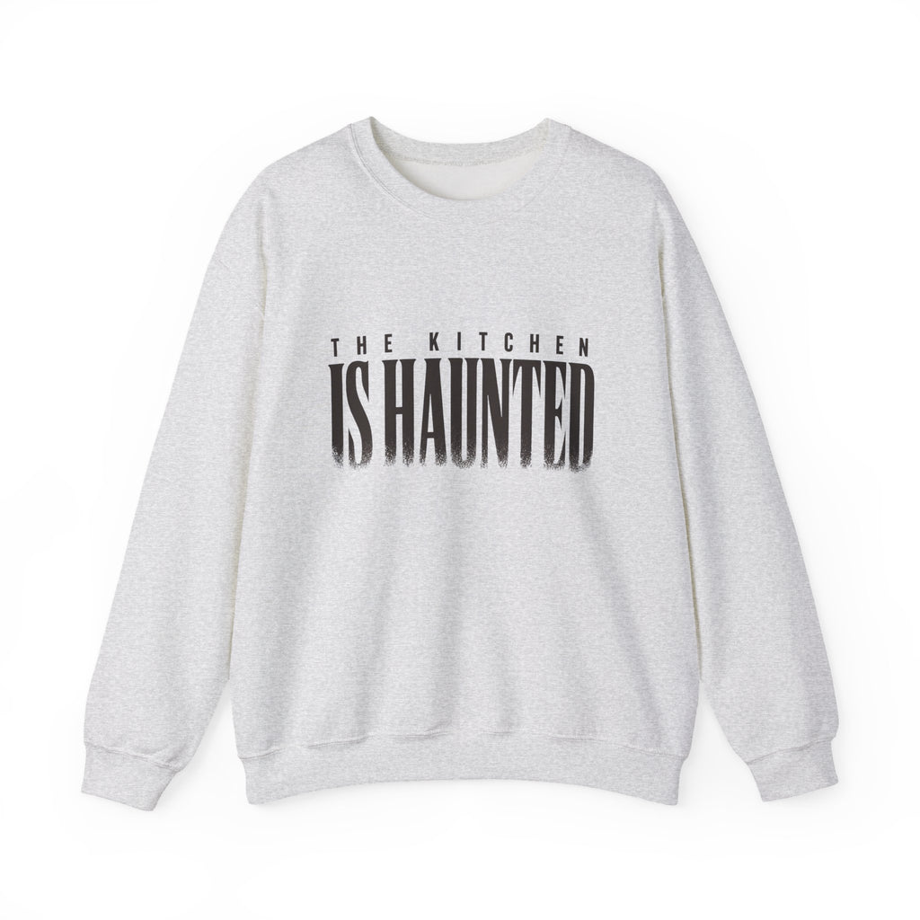 The Kitchen Is Haunted Sweatshirt - Ash - Front