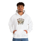 Run Wild Run Long Hoodie - White - On Model Male