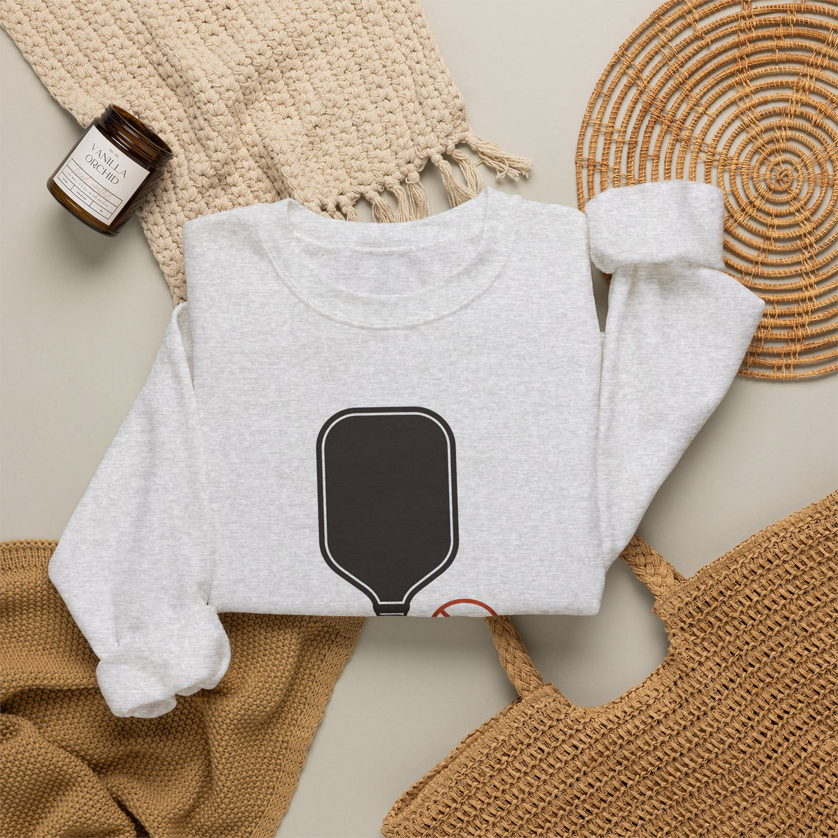 I Came to Play. Not to Socialize. Sweatshirt - Ash - Flat Lay