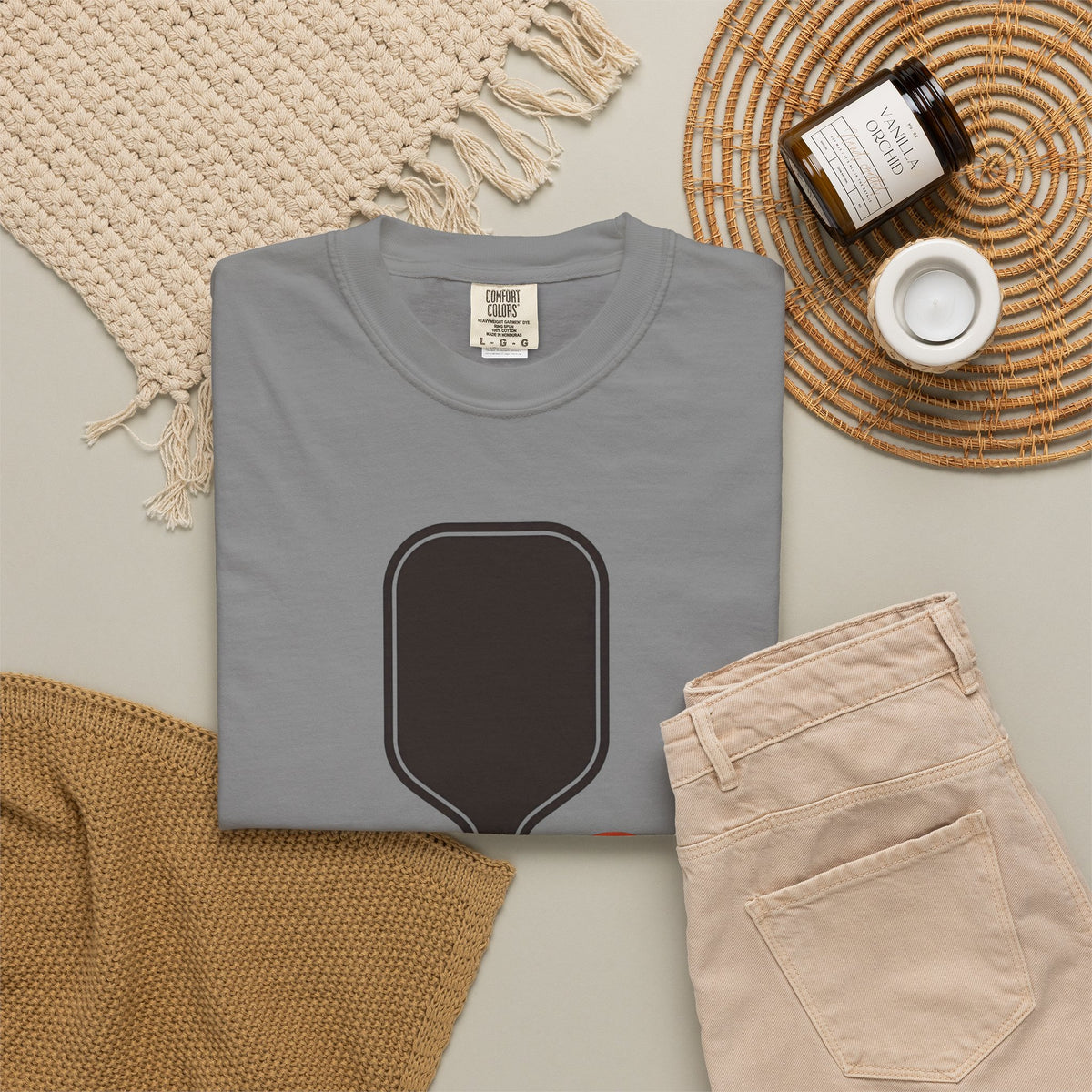 I Came to Play. Not to Socialize. T-Shirt - Grey - Flat Lay