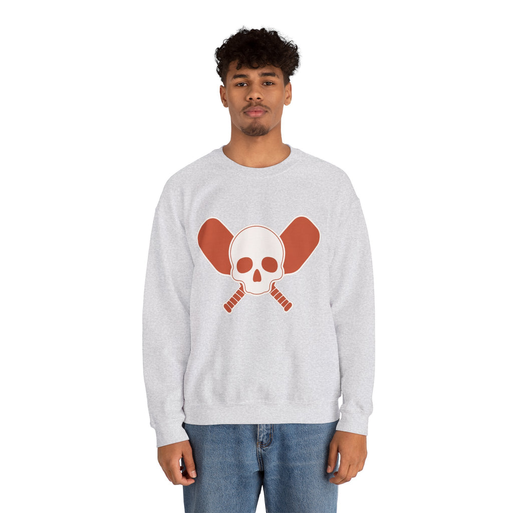 Skull & Oars Sweatshirt - Ash - On Model Male