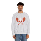 Skull & Oars Sweatshirt - Ash - On Model Male