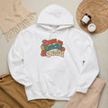 Runs on Snacks & Denial Hoodie - White - flat lay