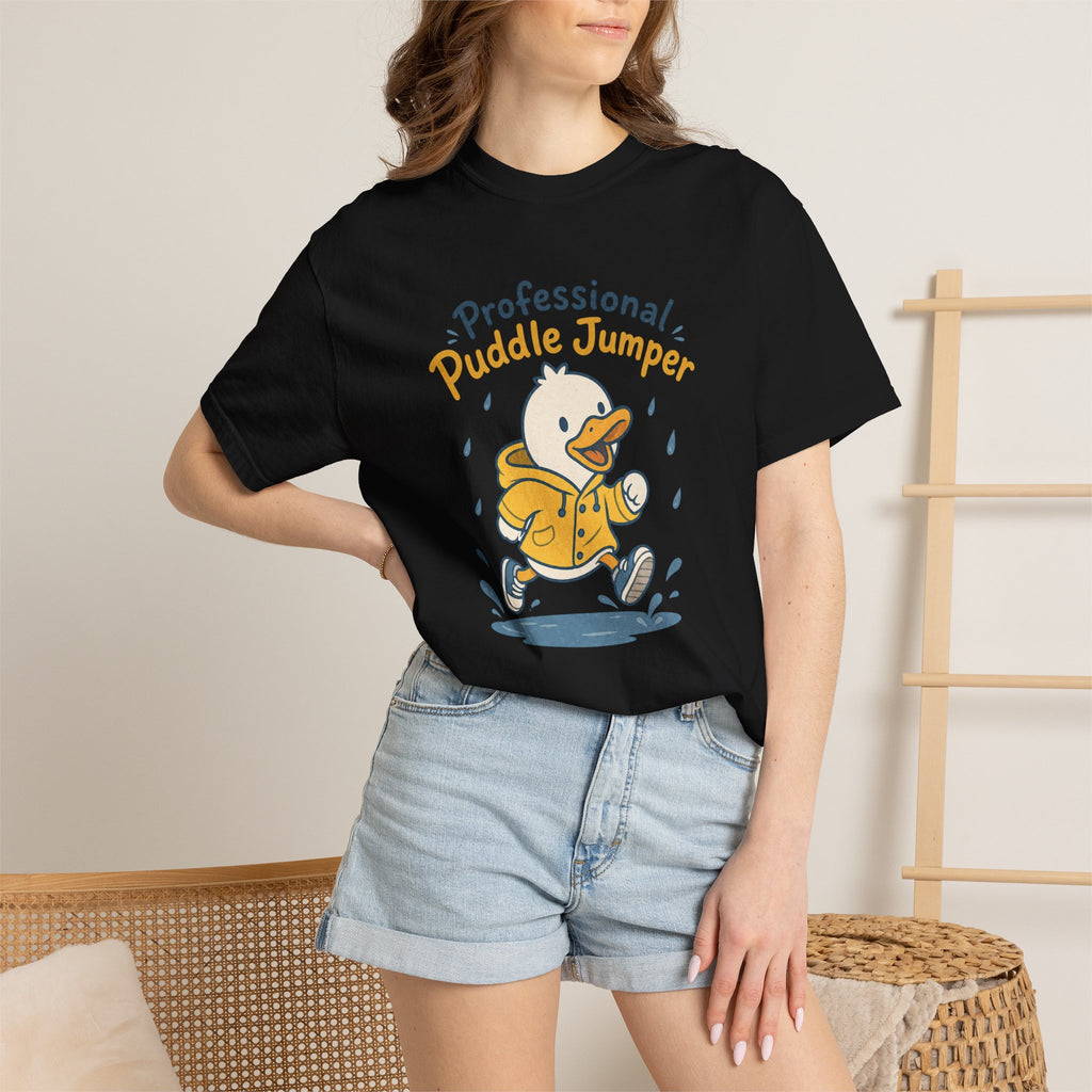 Professional Puddle Jumper Duck T-shirt - Black - On Model Female