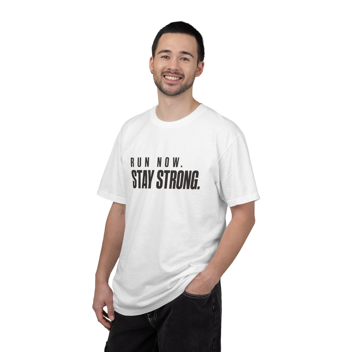 Run Now. Stay Strong. T-Shirt