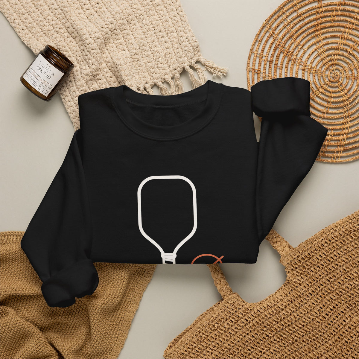 I Came to Play. Not to Socialize. Sweatshirt - Black - Flat Lay